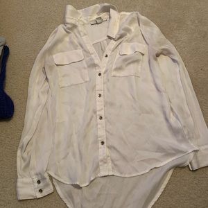 White long sleeve blouse $4 OBO